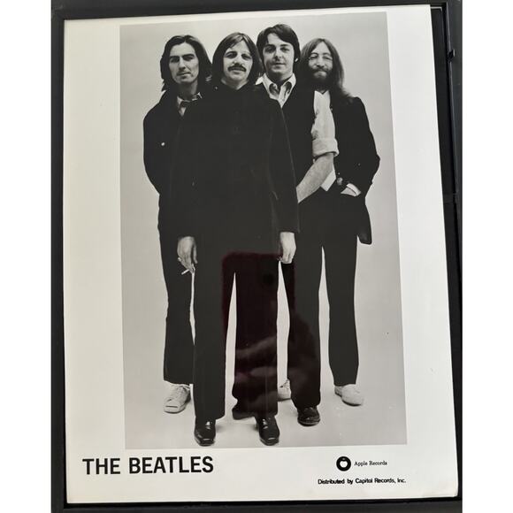 8x10 Print Beatles Just Before They Split in 1970 John Paul Ringo George - Picture 2 of 2